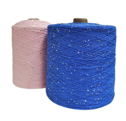 5mm Hilos Beads Cotton Blend Yarn 세탁용 고급 스키킨 가스